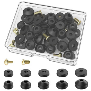Faucet Washers, 58 Pack Flat and Beveled Washers Rubber Assortment Kit Replaceme