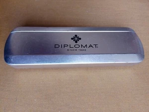 DIPLOMAT STEEL FOUNTAIN PEN in original box Missing cap nib M - Picture 1 of 6