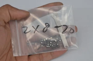 Tornillos de acero inoxidable 20XM2 8 MM de longitud para vapor*NUEVOS* - Imagen 1 de 2