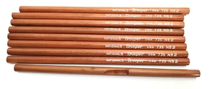 Fuse-TEK National TROOPER #2 Lead Pencils USA 735 Lot of 9 Unsharpened Vintage - Picture 1 of 4