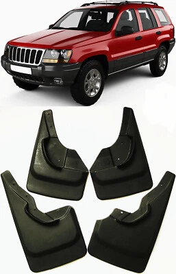 4x New Splash Guards Mud Flaps For 1994-2004 Jeep Grand Cherokee Laredo WJ - Image 1 of 4