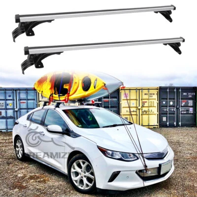 Portaequipajes de aluminio barra transversal techo superior 48" para Chevrolet Volt Foto 1 de 4