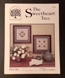 Pillow Talk The Sweetheart Tree Sandra Cox Vanosdall Cross Stitch Pattern - Picture 1 of 1