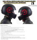 Fits Royal Enfield Nh44-Matt Black Helmet Ece & Dot Approved With