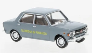 Brekina 1969 Fiat 128 Guardia di Finanza Gray HO Scale 1:87 Model Car - Picture 1 of 1