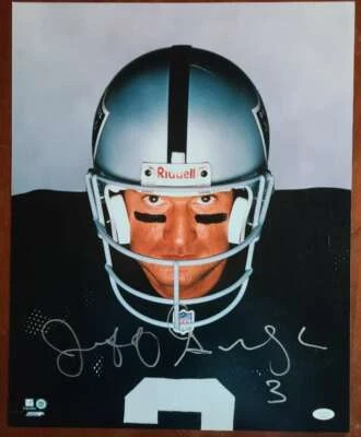 Jeff George JSA Signed Coa 16x20 Autograph Photo Raiders - Image 1 of 2