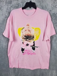Machine Gun Kelly Shirt Mens Large Pink Crewneck Hip Hop Rap T Tour My Downfall - Picture 1 of 14