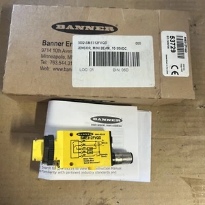 Mini sensor fotográfico de haz Banner Engineering SME312FVQD nuevo en caja envío gratuito - Imagen 1 de 8
