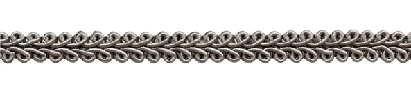 Borde trenzado Gimp francés, estilo # FGS, color # 049 - gris plata [vendido por yarda] Foto 1 de 1