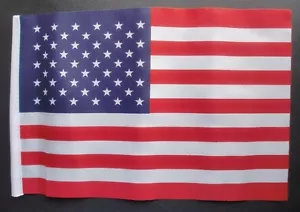 USA BUDGET FLAG small 9"x6" UNITED STATES OF AMERICA American U.S.A. flags - Picture 1 of 1