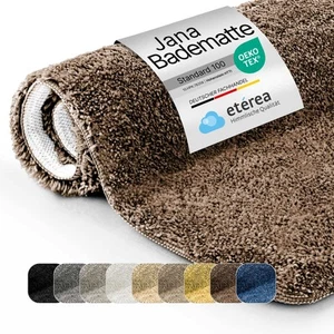 Microfaser Hochflor Badematte etérea Badteppich - rutschfest samtweich flauschig - Bild 1 von 42