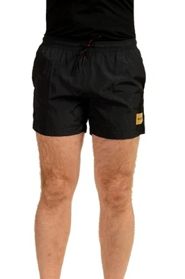 Hugo Boss Men's "DOMINICA" Black Gold Logo Print Swim Board Shorts US M IT 50 - Image 1 of 4