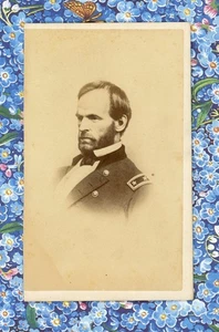 1860s GENERAL WILLIAM TECUMSEH SHERMAN CIVIL WAR TIME CDV - Picture 1 of 2
