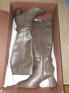 Bruno Magli Victoria Made In Italy Italian Leather Tall Boot Size 6 - Rare New - Picture 1 of 12