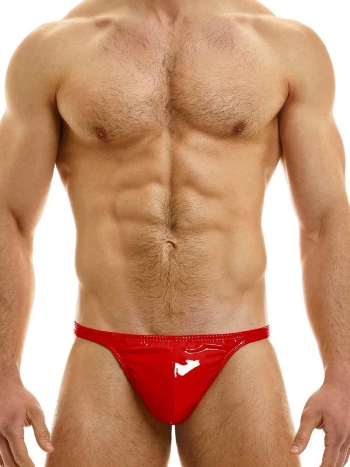 MODUS VIVENDI PVC Vinyl Thong, Shiny Latex Effect, Multiple Colours - Image 1 of 4