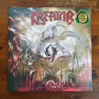 Kreator 2LP SEALED Gods Of Violence 30th Anniversary GREEN GOLD NUCLEAR BLAST - Image 1 of 2