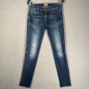 Driftwood Jeans Women’s Size 26 Fits 30x29 Marilyn Floral Embroidery Classic Fit - Picture 1 of 17
