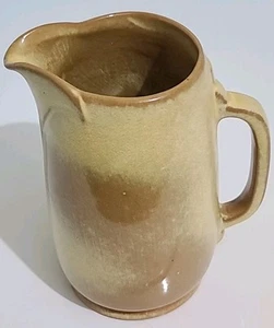 Frankoma Pottery Pitcher 81 Plainsman Desert Gold Vintage Tan Prairie 36 Oz - Picture 1 of 7