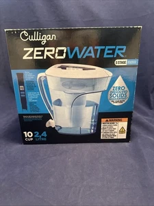 NEW Zero Water Pitcher 10 Cup 5 Stage Advanced Filtration w/ Meter - Picture 1 of 7