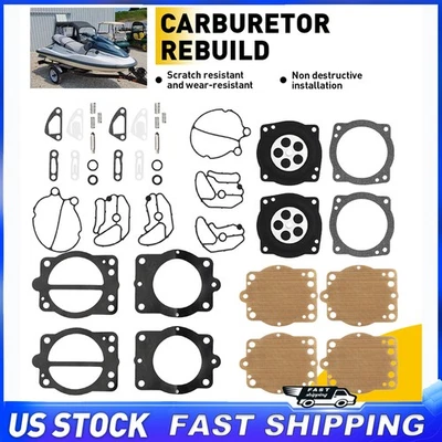 Kit de reparación de reconstrucción de 2 carburadores para junta interna Polaris SLT 700 1996-97 Foto 1 de 4