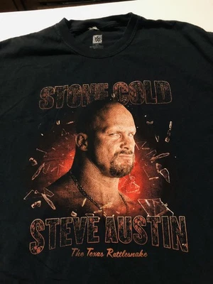Camiseta De Colección Stone Cold Steve Austin The Texas Rattlesnake WWF Lucha Libre 2XL Foto 1 de 4