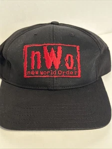 Vintage Neu mit Etikett 1998 WCW NWO New World Order Snapback Mütze Kappe WWE WWF - Bild 1 von 4