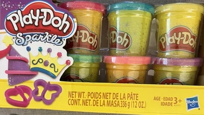 Pack de 6 cortadores de galletas Play-Doh Sparkle - ¡Gran regalo!!  Foto 1 de 4
