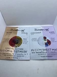 The CREME SHOP Rose Gold & Coconut Chit Fusion Sheet Mask • Pack of 2 - Picture 1 of 2