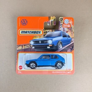 2024 Matchbox Volkswagen VW Golf MK1 Blue 95/100 Short Card  - Picture 1 of 1