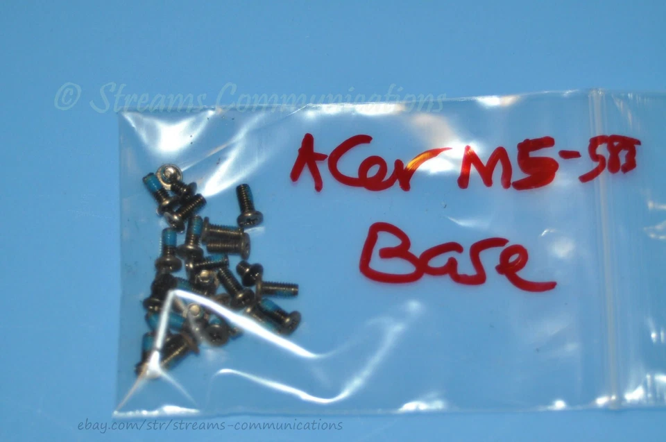 Tornillos de montaje base para portátil Acer Aspire M5-583P Foto 1 de 3