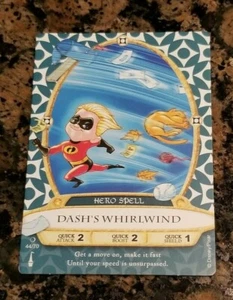 Tarjeta Dash's Whirlwind 44/70 Hechiceros del Reino Mágico Walt Disney World - Imagen 1 de 4