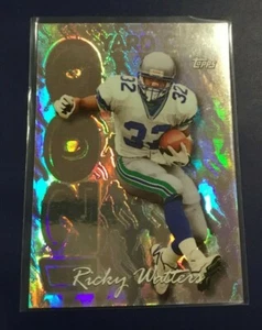 1999 Topps # AM2 RICKY WATTERS 1200 Yard Club Seattle Seahawks Nice INSERT !  - Picture 1 of 1