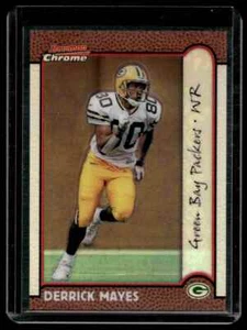1999 Bowman Chrome Refractor Derrick Mayes Green Bay Packers #25 - Picture 1 of 2