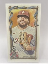 2023 Topps Allen & Ginter KYLE SCHWARBER Mini No Number NNO SP /50 PHILLIES