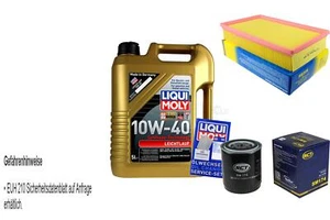 INSPEKTIONSKIT FILTER LIQUI MOLY ÖL 5L 10W-40 für Audi Cabriolet 8G7 B4 2.6 - Bild 1 von 10