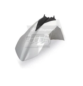 POLISPORT PLASTICHE PARAFANGO ANTERIORE MX ENDURO BIANCO KTM 250 EXC F 2008-2013 - Imagen 1 de 1