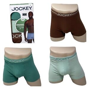 Jockey Organic Cotton Stretch Trunk 3 Pack Mix For Men Underwear 009531/373