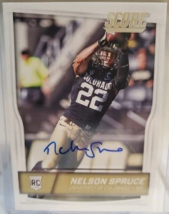 NELSON SPRUCE 2016 PANINI Auto ROOKIE CARD COLORADO BUFFALOES Autograph LA RAMS - Picture 1 of 2