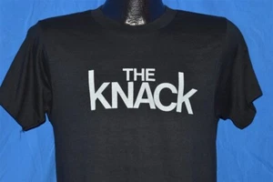 vintage 70s THE KNACK BLACK ROCK N ROLL DEADSTOCK MY SHARONA t-shirt SMALL S - Picture 1 of 4