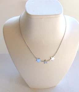 DAMEN HALSKETTE KETTE ROULEAUX 18KT GOLD GEWICHT g.3,00 STERNE GLÄNZEND SPIEGEL - Bild 1 von 3