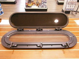 Nibo / Bomar  Portlight N4420-ZF 7-1/4 x 22 x 3/4 Carver early to Mid 90's NEW - Bild 1 von 6