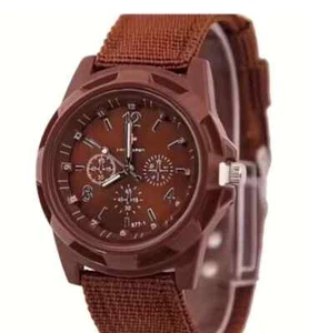 Military Tactical Watch for Men Sport Scout Army Gentleman - Burgundy - Picture 1 of 3