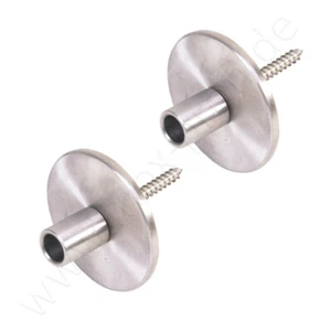 Halter für Rundstab ø 10 mm oder ø 12 mm, 2er Set, Edelstahl - Bild 1 von 1