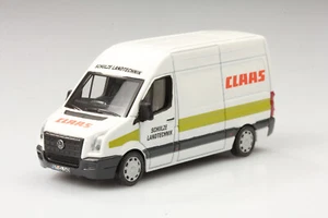 H0 Schuco hübscher VW Crafter Claas Landtechnik kaum Schmutz/Kratzer m. Box - Picture 1 of 8