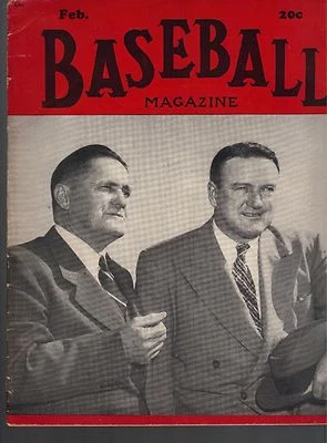 1948 年原版棒球杂志麦卡锡 + 克罗宁封面 - 斯坦音乐 FC 图片 — 第 1/2 张图片