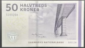 Banknote Denmark 50 Kroner - P-65d - Picture 1 of 2