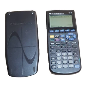 Texas Instruments TI-89 Graphing Calculator w/Cover - GREAT! - Picture 1 of 5
