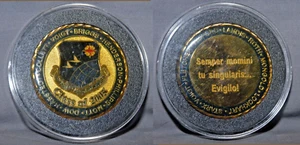USAF Advanced Study of Air Mobility Class 2005 Big Gold Challenge Coin - Bild 1 von 1