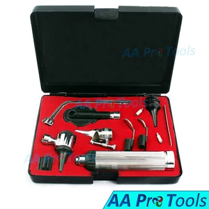 New Incredible Otoscope Set ENT Diagnostic Instruments + 2 Bulbs A+ Quality - Picture 1 of 3