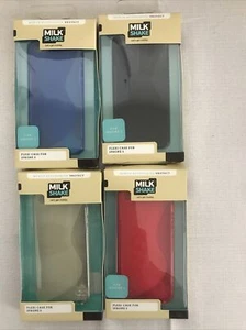 8 X Funda Flexi Milkshake para iPhone 5/5S/SE con Protector de Pantalla Nueva en Estuche - Imagen 1 de 6
